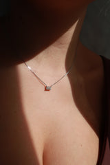 Solo Emerald Diamond Pendant - Lab Grown Diamond