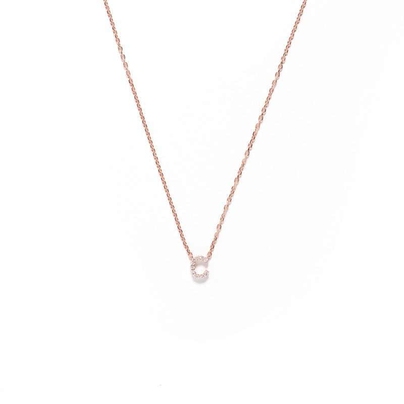 XYZ Necklace - Diamond - bascijewellery