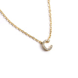 XYZ Necklace - Diamond - bascijewellery