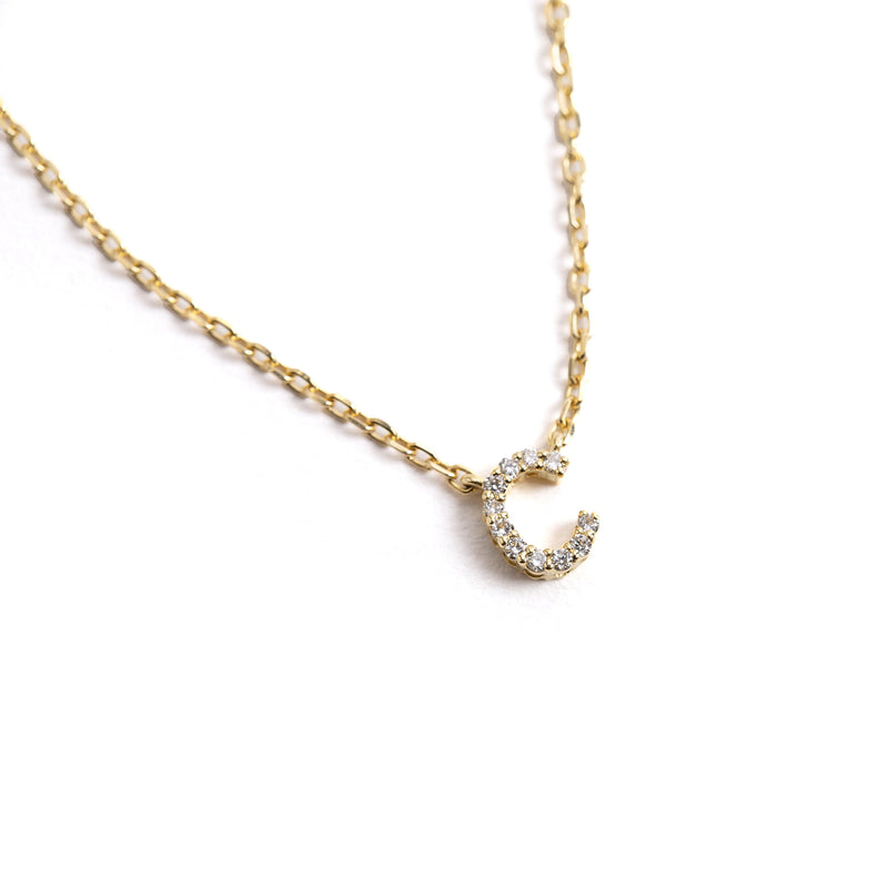 XYZ Necklace - Diamond - bascijewellery