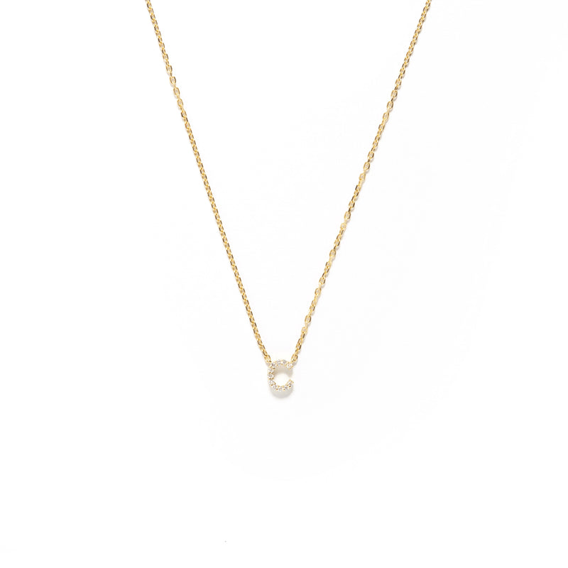 XYZ Necklace - Diamond - bascijewellery