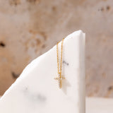 Diamond Cross Necklace - bascijewellery