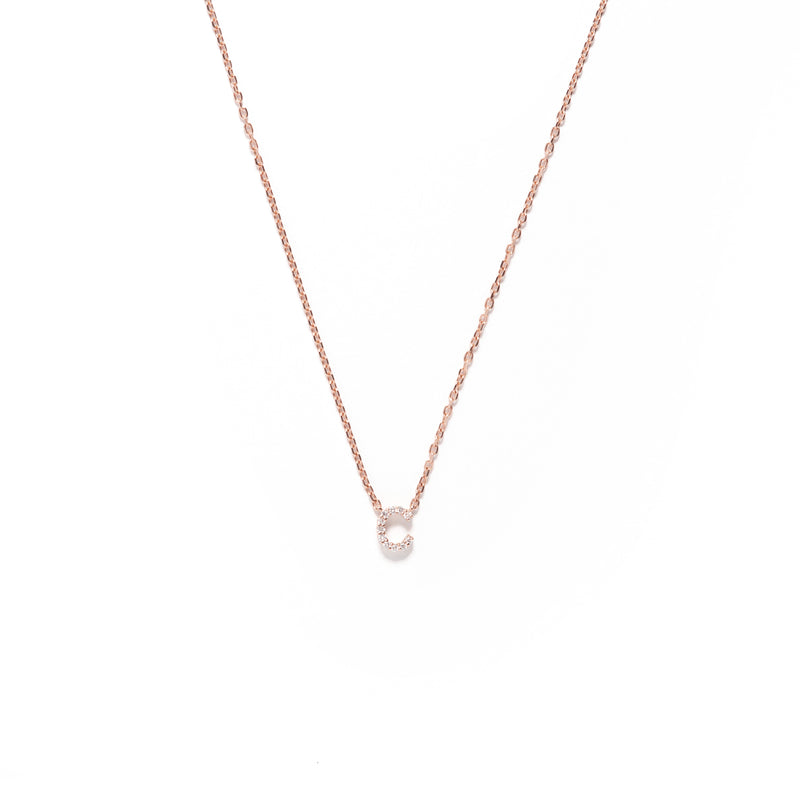 XYZ Necklace - Diamond - bascijewellery