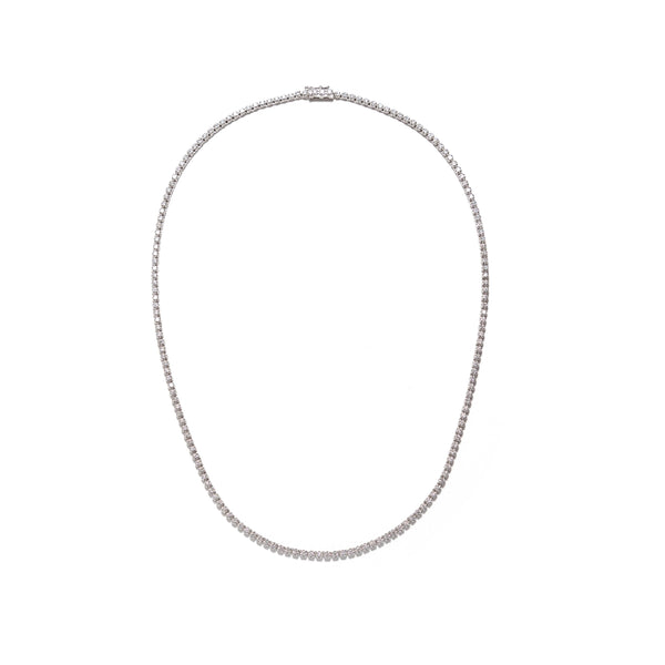 Tiny Tennis Necklace - bascijewellery