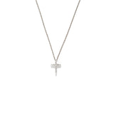 Diamond Cross Necklace - bascijewellery