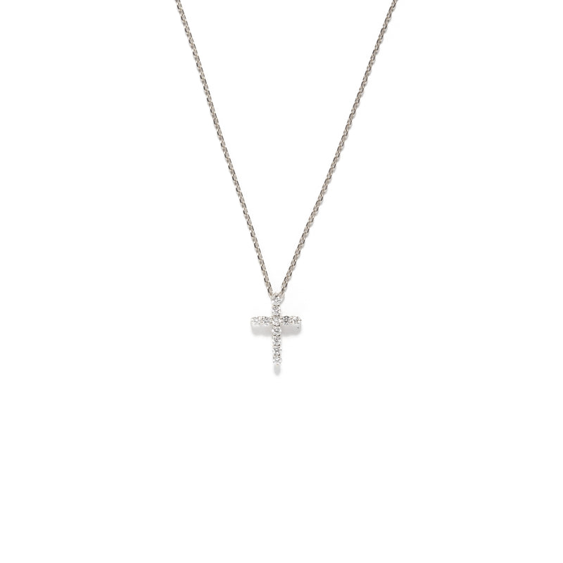 Diamond Cross Necklace - bascijewellery