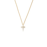 Diamond Cross Necklace - bascijewellery