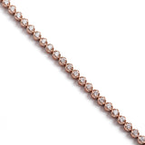 Tiny Tennis Bracelet - Classic - bascijewellery