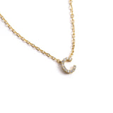 XYZ Necklace - Diamond - bascijewellery